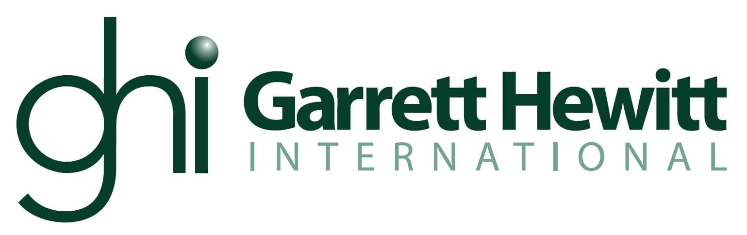 Garrett Hewitt International logo design.