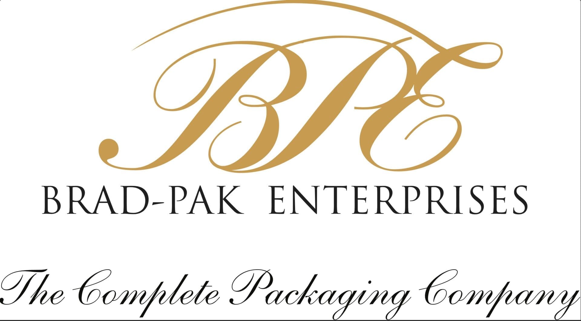 Logo of Brad-Pak Enterprises, packaging company.