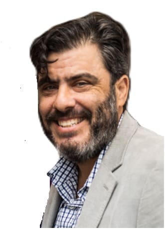 Smiling man with a beard and jacket. Smiling man with a beard and jacket.